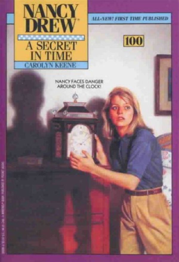 Cover Art for B00CO4JSD0, A Secret in Time (Nancy Drew Book 100) by Carolyn Keene