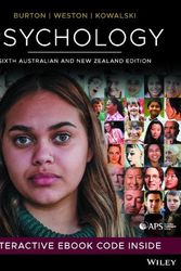 Cover Art for 9780730396642, Psychology, 6th Australian and New Zealand Edition by Lorelle J. Burton