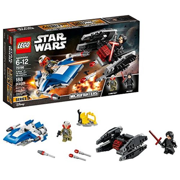 Cover Art for 0673419281645, A-Wing vs. TIE Silencer Microfighters Set 75196 by 