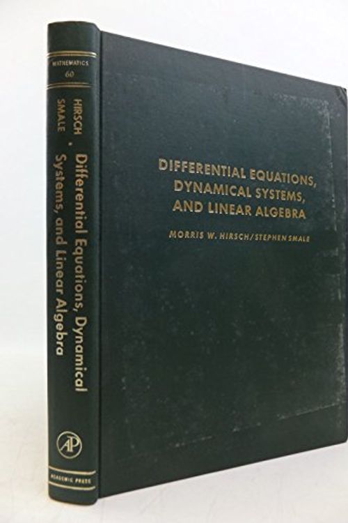 Cover Art for 9780123495501, Differential Equations, Dynamical Systems and Linear Algebra by M.W. Hirsch