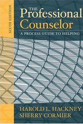 Cover Art for 9780205410651, The Professional Counselor: A Process Guide to Helping by Harold L. Hackney, Sherry Cormier