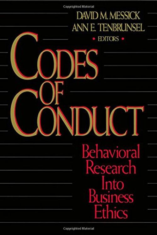 Cover Art for 9780871545947, Codes of Conduct by David M Messick