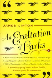 Cover Art for 9780140170962, AN Exaltation of Larks by James Lipton