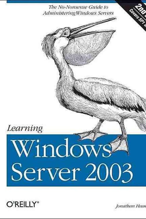 Cover Art for 9780596101237, Learning Windows Server 2003 by Jonathan Hassell