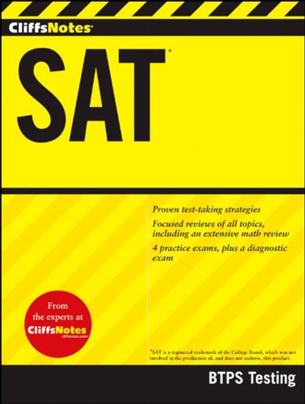 Cover Art for 9781118057582, CliffsNotes SAT by BTPS Testing
