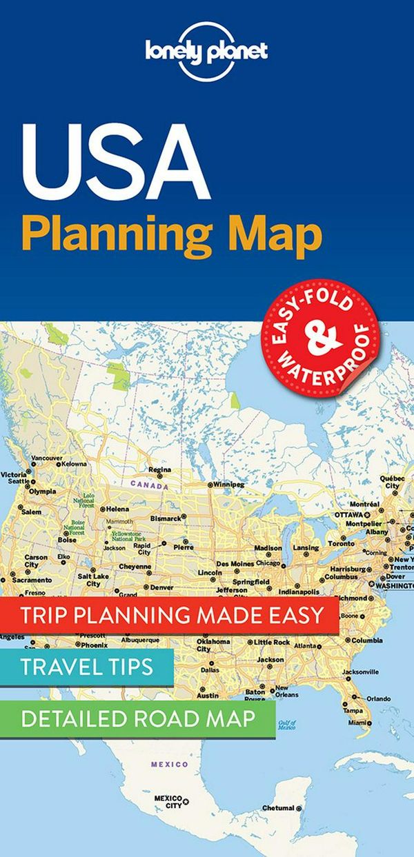 Cover Art for 9781786579096, Lonely Planet USA Planning MapTravel Guide by Lonely Planet