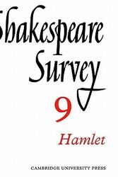 Cover Art for 9780521523943, Shakespeare Survey: "Hamlet" v.9 by Allardyce Nicoll