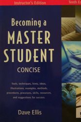 Cover Art for 9780618538775, Becoming a Master Student Concise 10th Edition Instructor's Edition by Dave Ellis