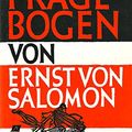 Cover Art for 9783498061852, Der Fragebogen by Ernst Von Salomon