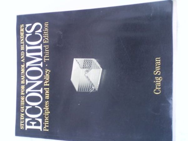 Cover Art for 9780155188419, Economics - Principles and Policy -Third Edition by William J. Baumol, Alan S. Blinder