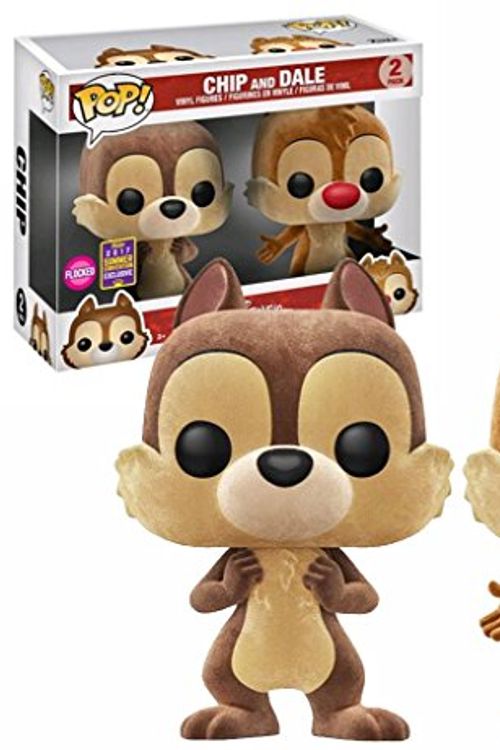 Cover Art for 0889698134521, Funko Pop! Disney Chip and Dale 2 Pack (Flocked) 2017 San Diego Comic Con (SDCC) Limited Edition - New, Mint by Unknown