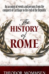 Cover Art for 9780486498447, The History of Rome by Theodor Mommsen