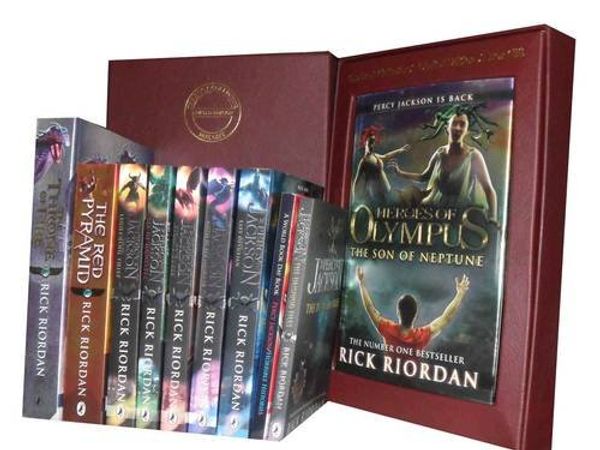 Cover Art for 9781780813356, Rick Riordan Percy Jackson Collection: Sword of Hades, Lightning Thief, Last Olympian, Titan's Curse, Sea of Monsters, Battle of the Labyrinth, the Red Pyramid, the Throne of Fire by Rick Riordan