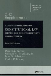 Cover Art for 9780314281517, Cases and Materials on Constitutional Law by Daniel A Farber