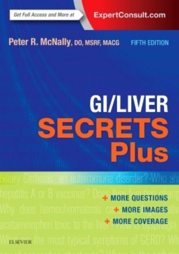 Cover Art for 9780323260336, GI/Liver Secrets Plus, 5e by Peter R. McNally