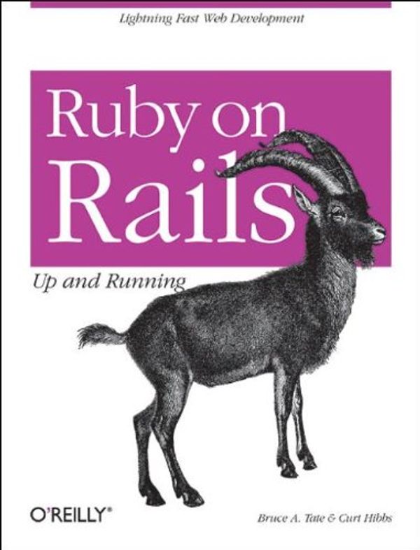 Cover Art for 9780596101329, Ruby on Rails: Up and Running by Bruce A. Tate