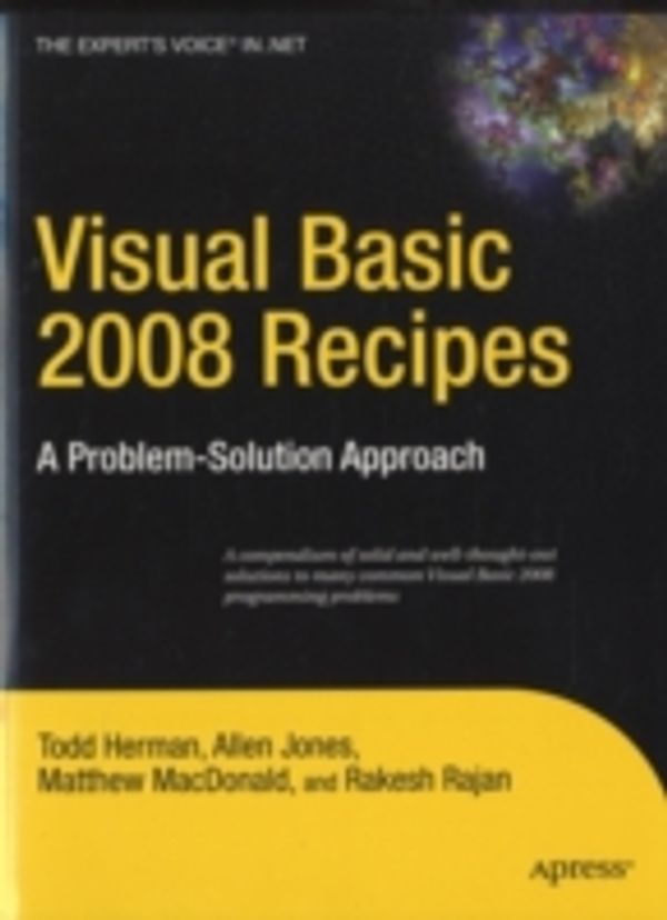Cover Art for 9781430206040, Visual Basic 2008 Recipes by Todd Herman