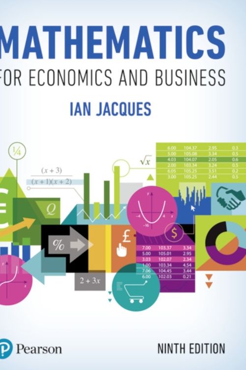 Cover Art for 9781292191669, Mathematics for Economics and Business by Ian Jacques