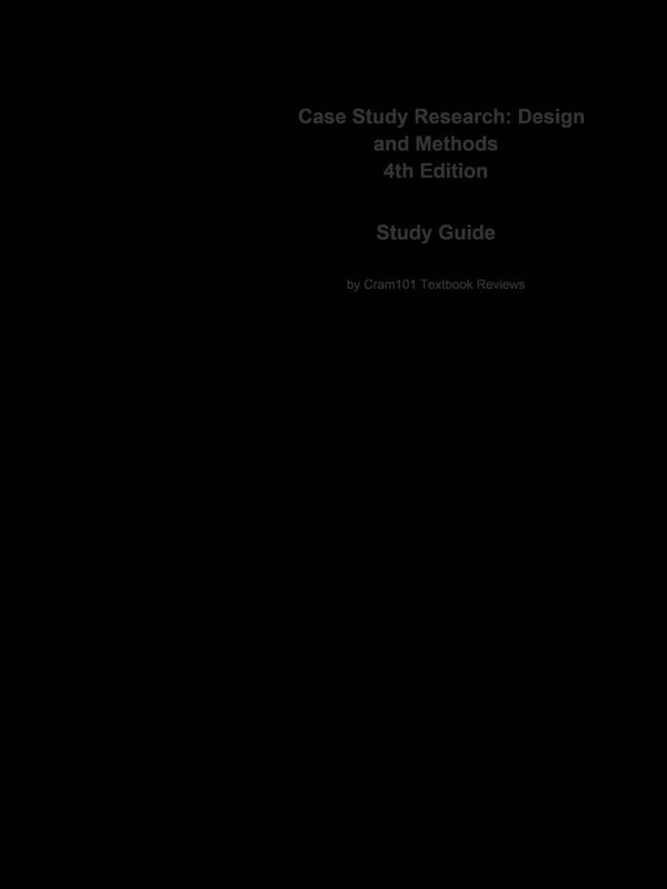 Cover Art for 9781490280042, e-Study Guide for Case Study Research: Design and Methods, textbook by Robert K. Yin by Cram101 Textbook Reviews