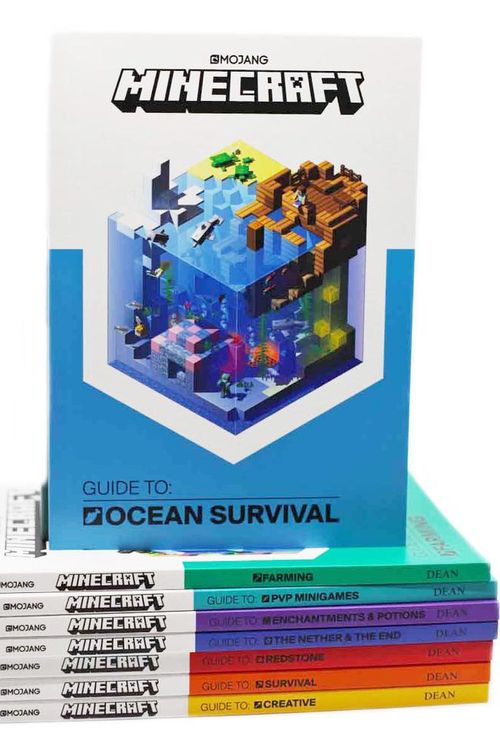 Cover Art for 9780603579288, The Official Minecraft Guide Collection 8 Books Box Set By Mojang (Ocean Survival, Farming, PVP Minigames, Enchantments & Potions, The Nether & The End, Redstone, Survival, Creative) by Mojang Ab