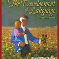 Cover Art for 9780675210188, Development of Language by Jean Berko Gleason