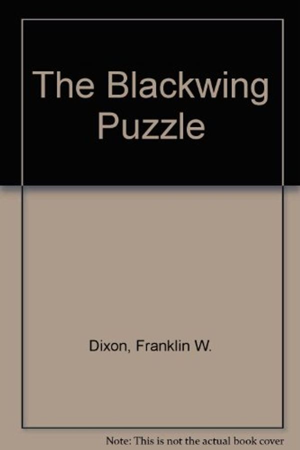 Cover Art for 9780671704728, The Blackwing Puzzle (Hardy Boys Digest, Book 82) by Franklin W. Dixon