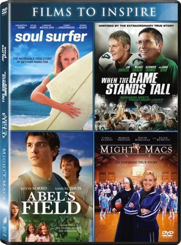 Cover Art for 0043396474468, Abel's Field / Mighty Macs, the - Vol / Soul Surfer / When the Game Stands Tall - Vol - Set by Gordie Haakstad, Sean McNamara, Thomas Carter, Tim Chambers,