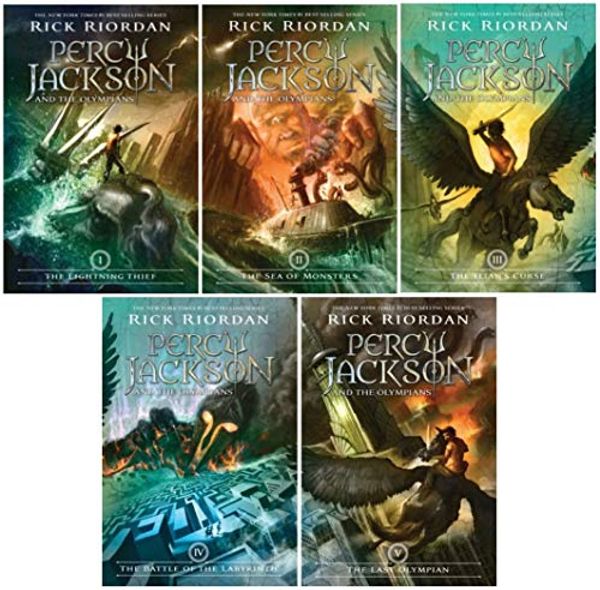 Cover Art for B00L5T2SPK, Rick Riordan PERCY JACKSON & THE OLYMPIANS Series Set Book 1-5 by Rick Riordan