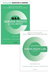 Cover Art for 9780198792260, Human Rights Law Revision Pack 2016Law Revision and Study Guide by Bernadette Rainey, Steve Foster