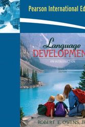 Cover Art for 9780205534838, Language Development by Robert E. Owens