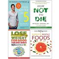 Cover Art for 9789123950843, Feel Better In 5, How Not To Die, The Diet Bible, Hidden Healing Powers Of Super & Whole Foods 4 Books Collection Set by Dr. Rangan Chatterjee, Michael Greger, Gene Stone, Iota
