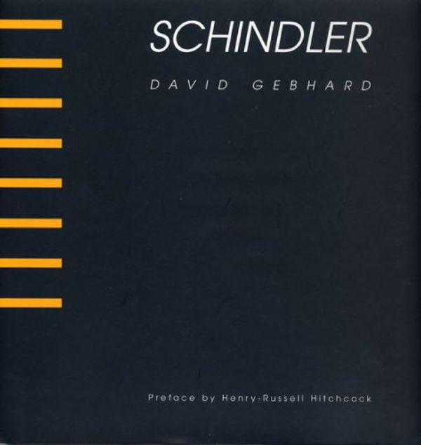 Cover Art for 9780965114431, Schindler by David Gebhard