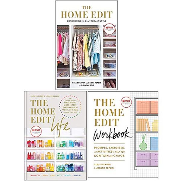 Cover Art for 9789124118501, The Home Edit, The Home Edit Life & The Home Edit Workbook By Clea Shearer and Joanna Teplin 3 Books Collection Set by Clea Shearer, Joanna Teplin