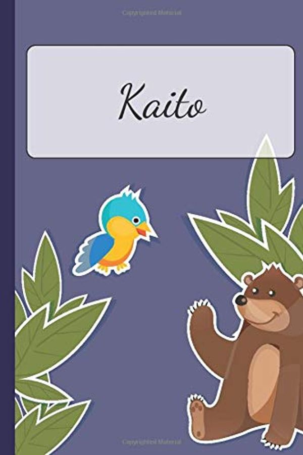Cover Art for 9781696864084, Kaito: Personalized Notebooks - Sketchbook for Kids with Name Tag - Drawing for Beginners with 110 Dot Grid Pages - 6x9 / A5 size Name Notebook - ... Personal Gift - Planner and Journal for kids by Handwriting Journals