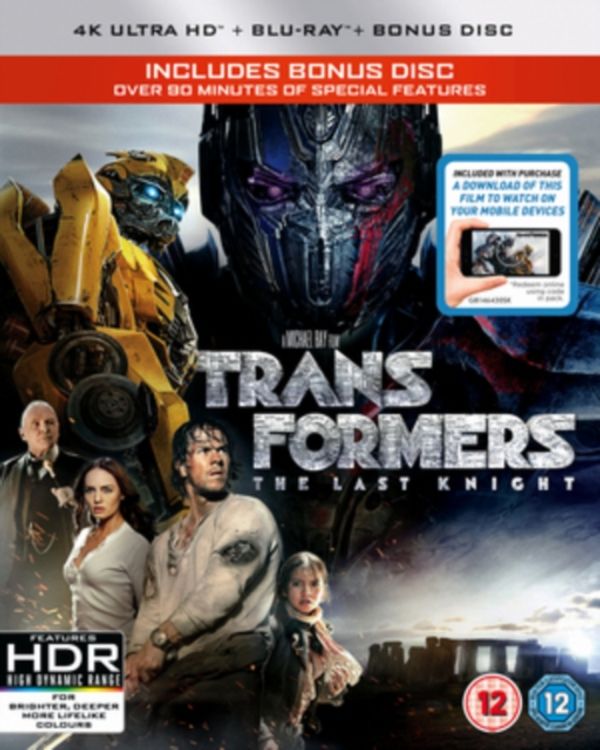 Cover Art for 5053083123642, TRANSFORMERS: THE LAST KNIGHT
(UHD + Blu-Ray + digital download) [2017] by IN-IT