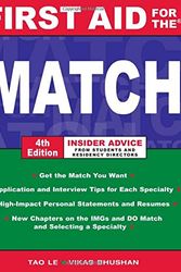 Cover Art for 9780071472913, First Aid for the Match by Tao Le