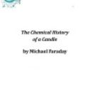 Cover Art for 9781497592551, The Chemical History of a Candle by Michael Faraday