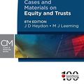 Cover Art for 9780409327861, Cases and Materials on Equity and Trusts by J D. Heydon, M J. Leeming