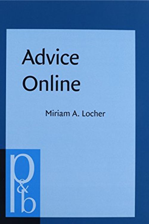 Cover Art for 9789027253927, Advice Online by Miriam A. Locher