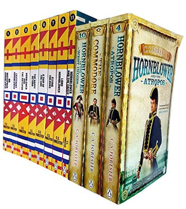 Cover Art for B005ERJ028, C S Forester Hornblower Saga 11 Books Collection Pack Set RRP: £87.89 (Mr.Midshipman Hornblower, Lieutenant Hornblower, Hornblower and the Hotspur, Hornblower during the Crisis, Hornblower and the Atropos, Beat to Quarters, Ship of the Line, Flying Colour by C. S. Forester