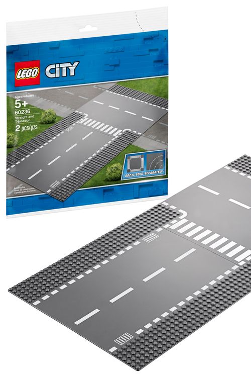 Cover Art for 0673419303699, Straight & T-Junction Set 60236 by LEGO