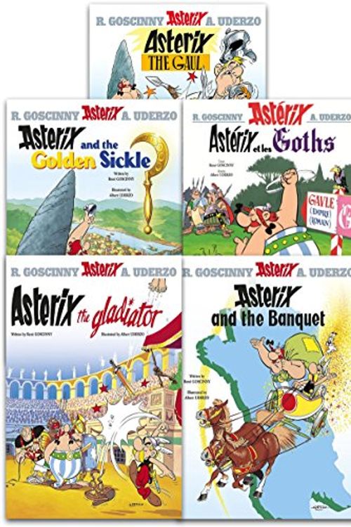 Cover Art for 9789526526799, Asterix Series 1 Collection 5 Books Set (Book 1-5) (Asterix the Gaul, Asterix and the Golden Sickle, Asterix and the Goths, Asterix the Gladiator, Asterix and the Banquet) by Rene Goscinny, Albert Uderzo