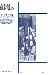 Cover Art for 9790047333285, Darius Milhaud: 4 Visages Op.238, No.3 La Bruxelloise (Viola and Piano) by Darius Milhaud