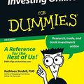 Cover Art for 9780764584565, Investing Online For Dummies (For Dummies (Lifestyles Paperback)) by Kathleen Sindell
