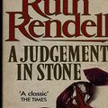 Cover Art for 9780816166046, A Judgement in Stone by Ruth Rendell