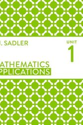 Cover Art for 9780170350440, Mathematics Applications Unit 1 by Alan Sadler