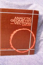Cover Art for 9780534004859, Analytic Geometry with Vectors by Douglas F. Riddle