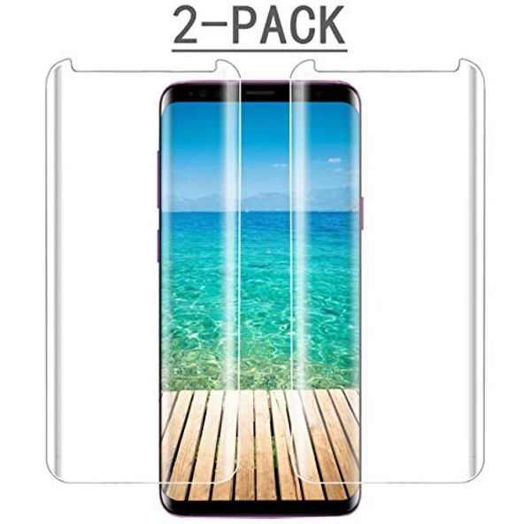 Cover Art for 0736724659063, Galaxy S9 Plus Screen Protector, (2-Pack) Tempered Glass Screen Protector[3D Curved][9H Hardness][Force Resistant Up to 11 Pounds][Easy to Install][Case Friendly] Compatible for Samsung Galaxy S9 Plus by Charlie Mackesy