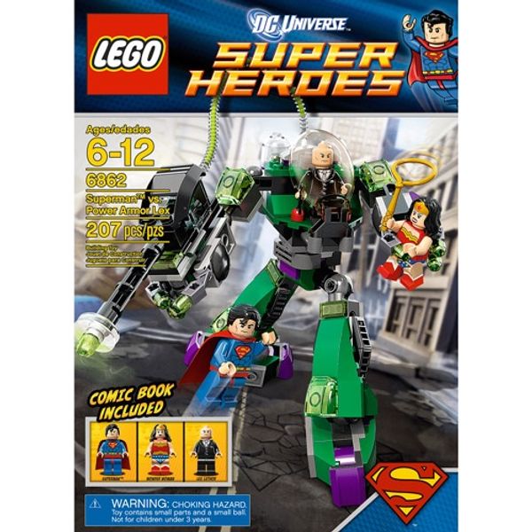 Cover Art for 0673419168366, Superman vs. Power Armor Lex Set 6862 by Unbranded