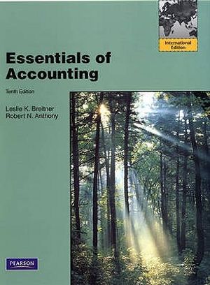 Cover Art for 9780137008063, Essentials of Accounting by Robert N. Anthony
